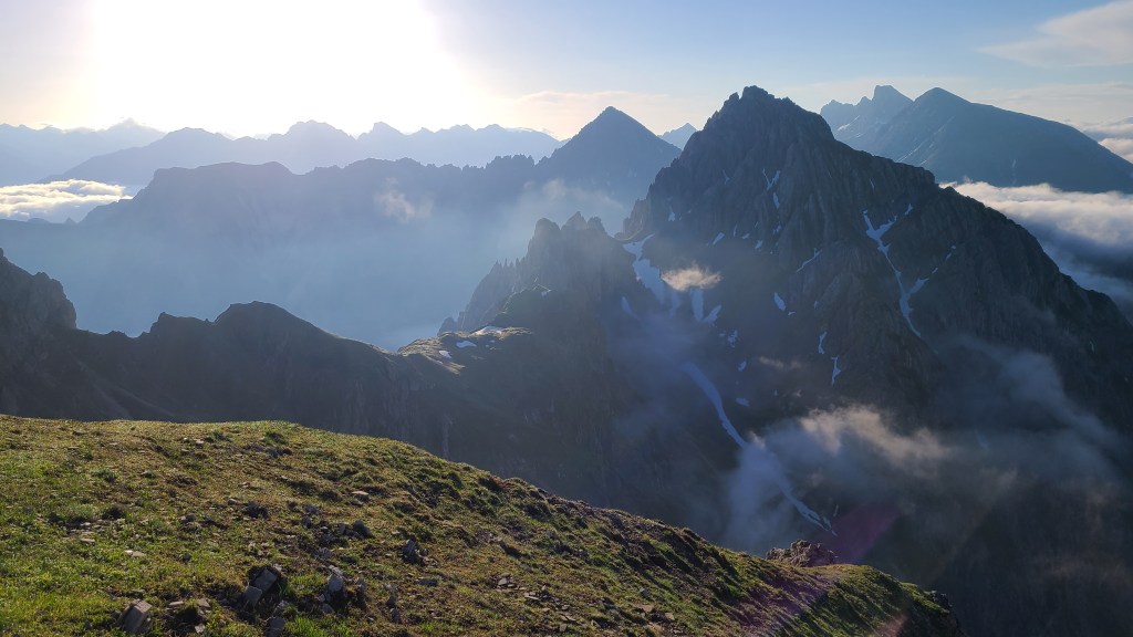 Looking east across Karwendel range